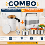 Combo lonchera electrica y taza mug