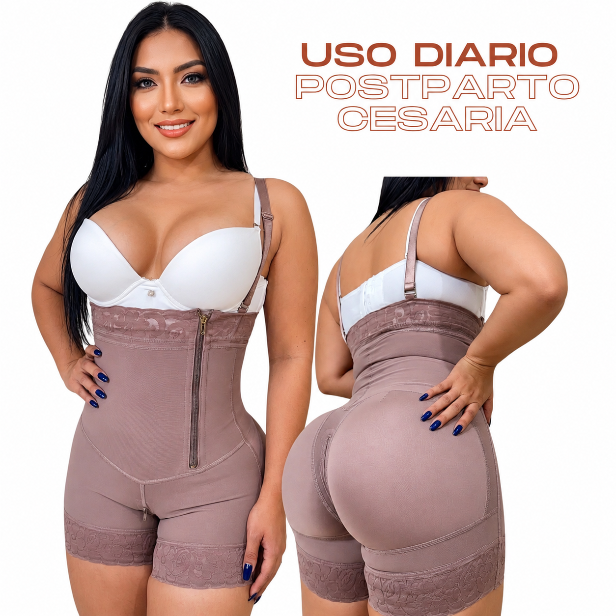 Faja Strapple Cremallera Lateral (4) Faja levantacola strapless - Image 1