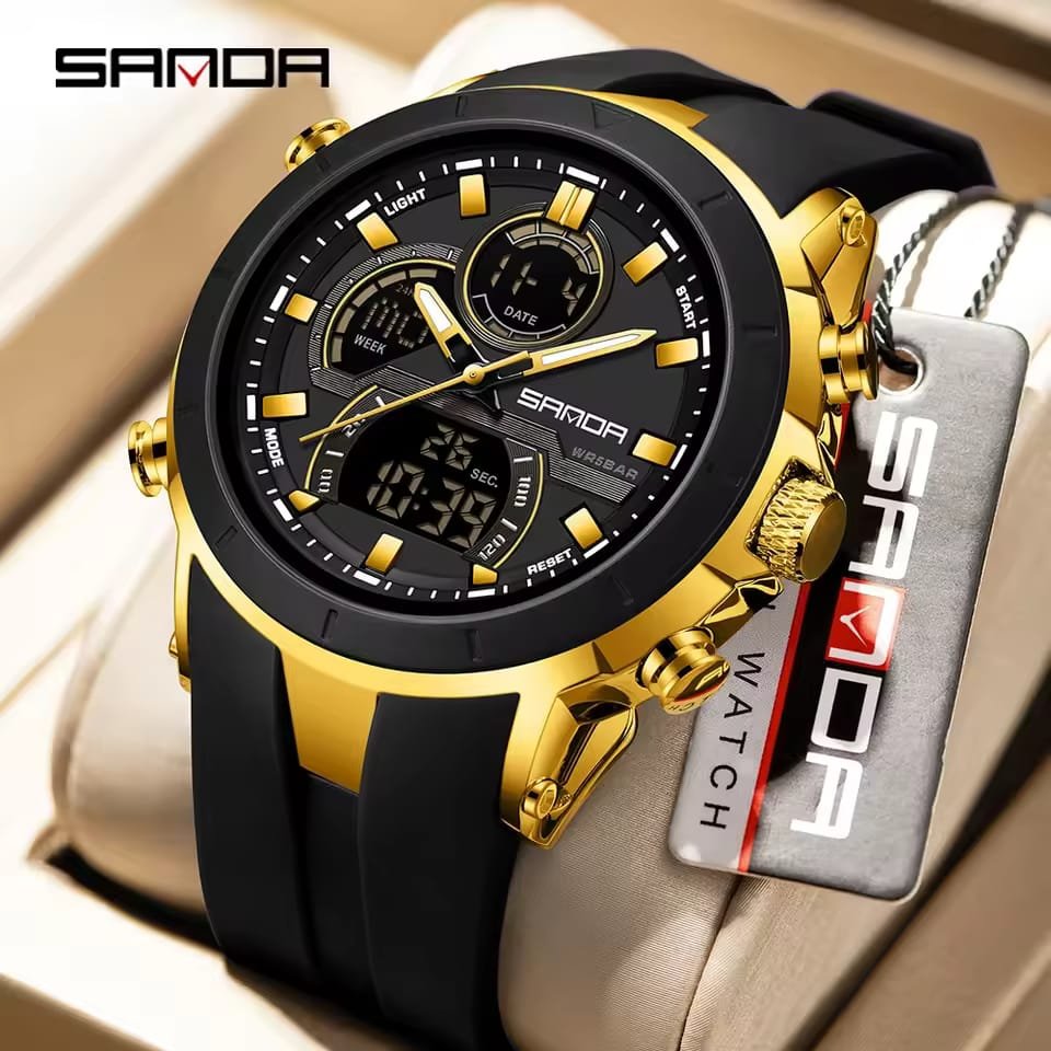 Reloj Sanda 6279 Pulso Silicona Hombre (4) Reloj Sanda 6279 pulso Silicona Hombre - Image 1