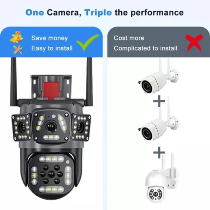 Cámara seguridad WiFi 4K