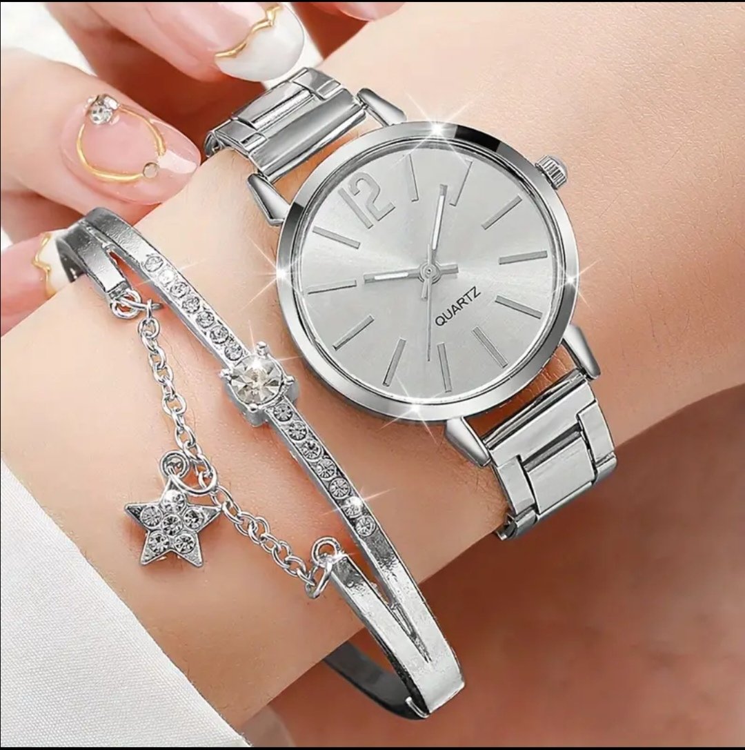 Combo Reloj Esmeralda (1) Combo Reloj Esmeralda Plata - Image 1