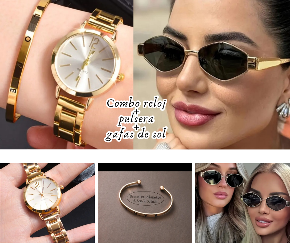 Combo Reloj Pulsera Gafas (1) Combo Reloj Pulsera Gafas - Image 1