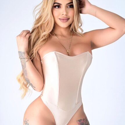 Body corset con varillas