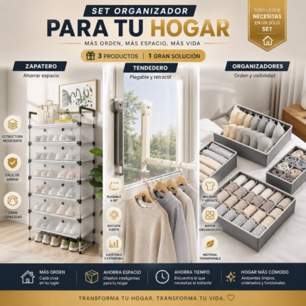 Set organizador del hogar