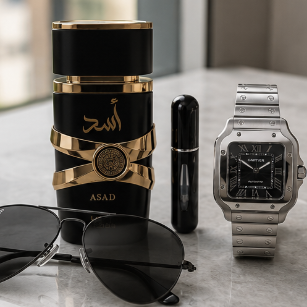 Combo Perfume Gafas Estuche Perfumero