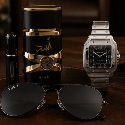 Combo Perfume Gafas Estuche Perfumero